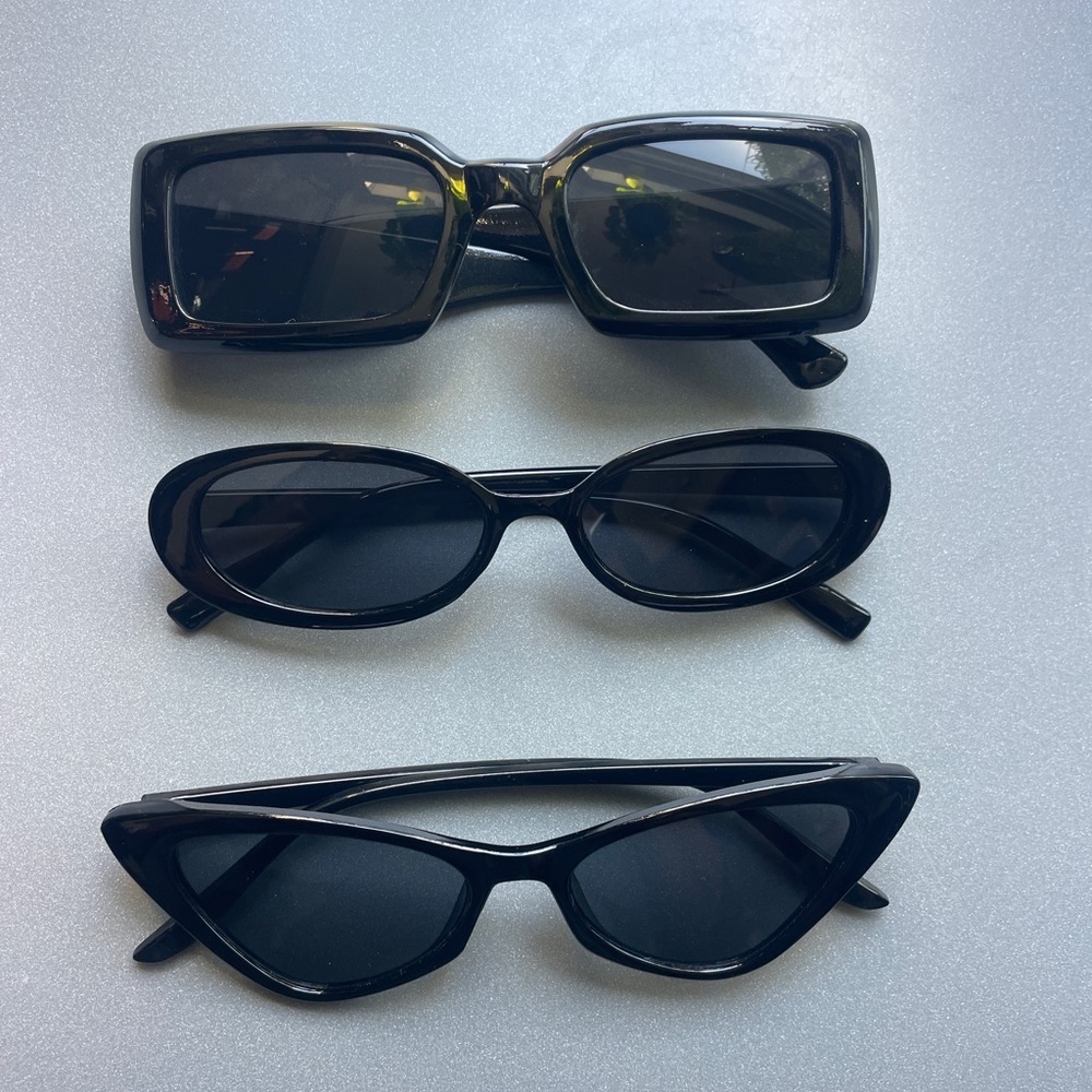Black Sunglasses Set